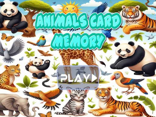 Cartes d'animaux (mémoire)