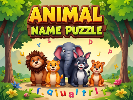 Puzzle des noms d'animaux