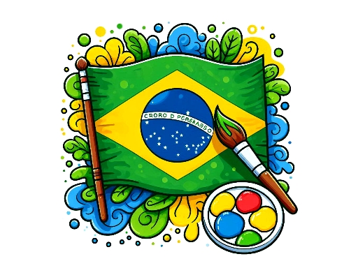 Aventure de coloriage au Brésil