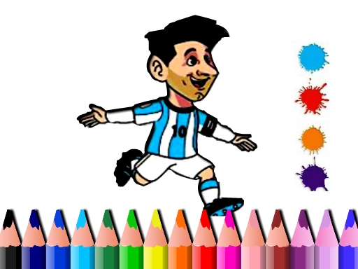 Livre de coloriage Messi de BTS