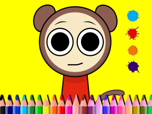 Coloriage BTS Sprunki Valentine