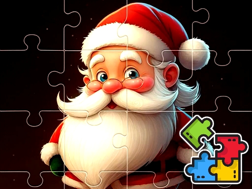 Puzzle de Noël avec le Père Noël