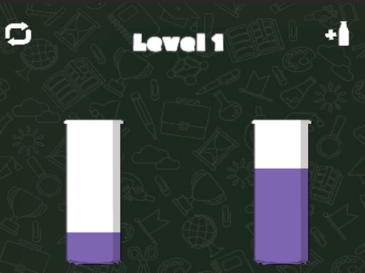 Remplissage de tasses colorées