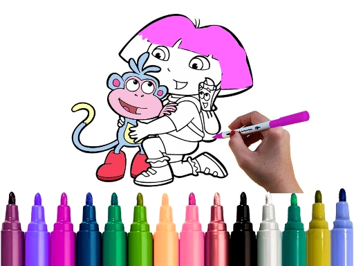 Dora Coloriage Amusant