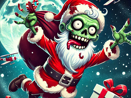 Jeu de Noël Flappy Zombie Santa