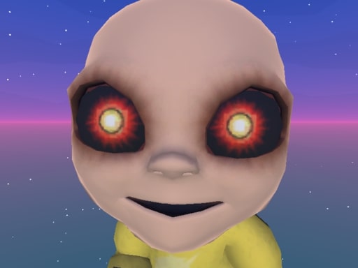 Cache-cache avec le bébé monstre