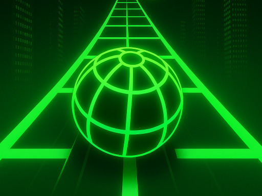 Pente de la boule néon