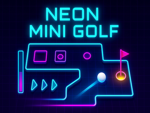 Mini-golf néon