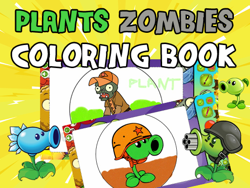 Coloriage de Plants vs Zombies