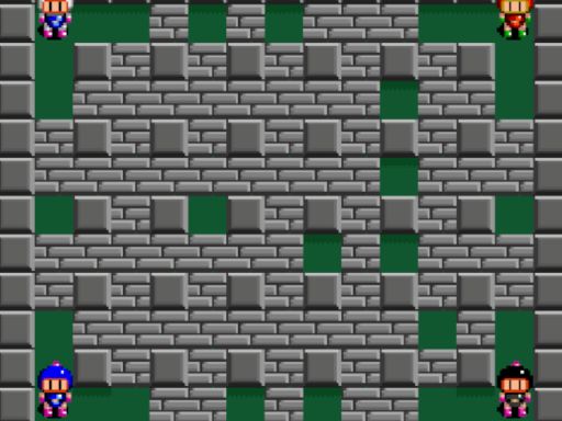 Joueur Bomber 2D 4 Joueurs