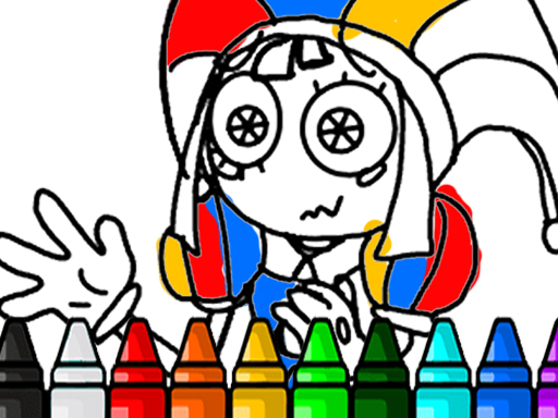Livre de coloriage Pomni