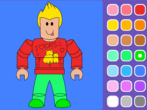 Jeu de coloriage Roblox