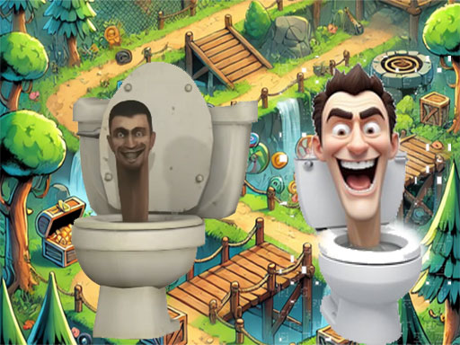 Toilettes Skibidi Traversée de la route