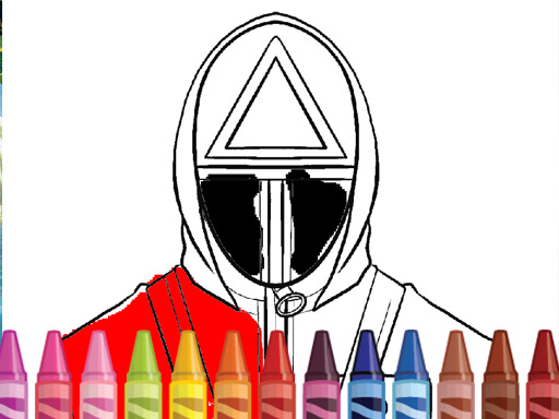Jeu de coloriage Squid Game Round