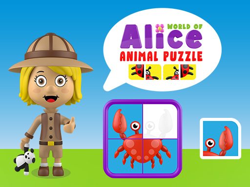 Le monde d'Alice et les animaux – Puzzle