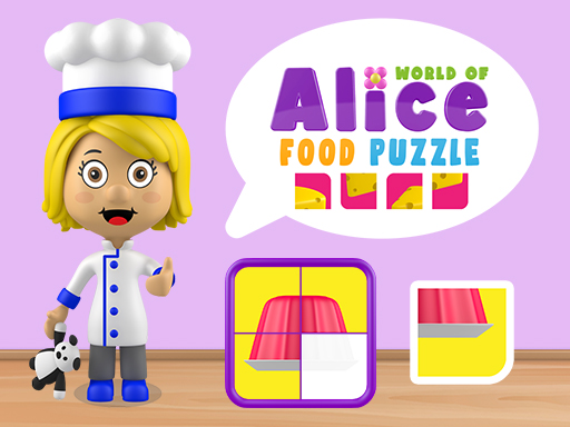 Le monde d'Alice : Puzzle alimentaire